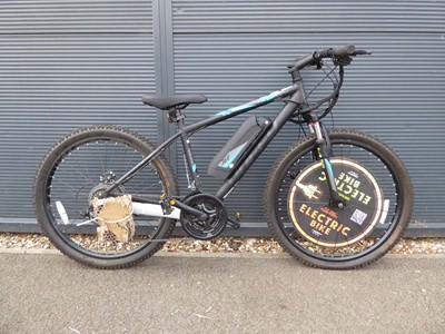 Lot 4031 - Transic+ 26 black electric mountain bike with...