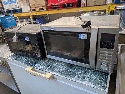 Lot 154 - 2 domestic microwaves