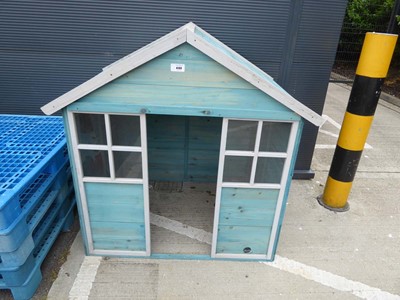 Lot 4133 - Plum timber garden playhouse