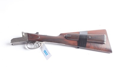 Lot 1652 - (S2) The stock, action and forend of a 12 bore...