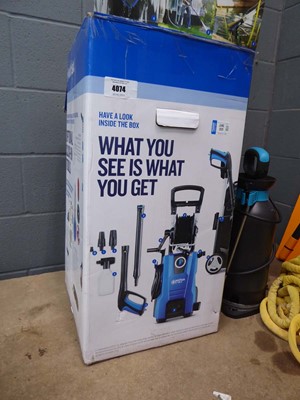 Lot 4074 - Nilfisk D140.4 electric pressure washer in box