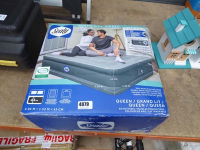 Lot 4079 - Sealy inflatable air mattress
