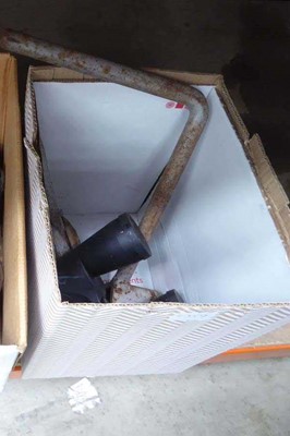 Lot 4081 - Box containing tool, binoculars etc.
