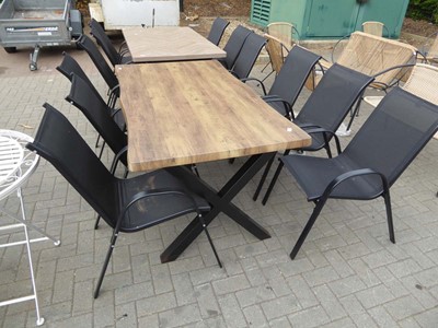 Lot 4162 - 7-piece garden set consisting of 6...