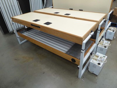 Lot 4114 - A Goldenlite sunbed with control panel box