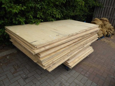 Lot 4173 - Quantity of ply sheets, various sizes