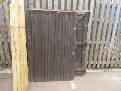 Lot 4177 - 2 large timber driveway gates, each approx....