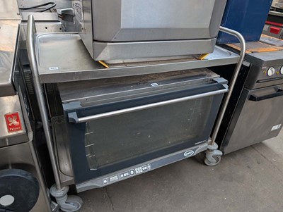 Lot 460 - 100cm stainless steel catering trolley