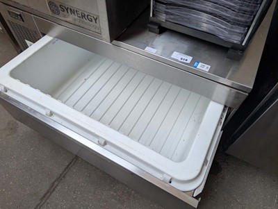Lot 519 - 110cm Adande low level refrigerator freezer unit