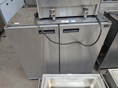 Lot 525 - 90cm Williams BC2SS undercounter 2 door fridge