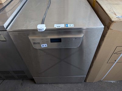 Lot 532 - 60cm Miele Professional counter drop front washer
