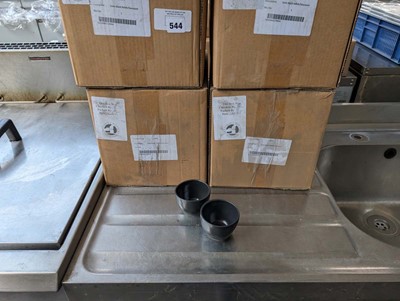 Lot 544 - 5 boxes of small relish dip pots