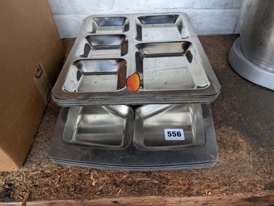 Lot 556 - Approx. 18 pressed steel plates