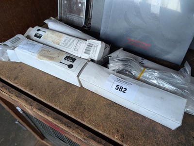 Lot 582 - 5 boxes of stainless steel soup spoons