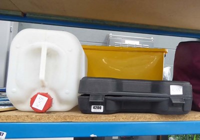 Lot 4200 - Assorted camping items inc. portable camping...