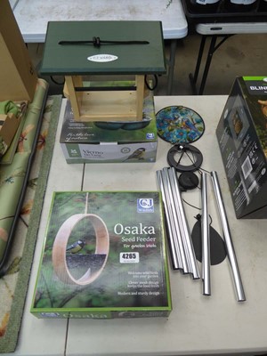 Lot 4265 - CJ Wildlife Osaka seed feeder, bird feeder, NT...