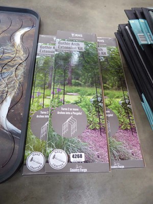 Lot 4268 - 3 RHS Gothic arch extension kits