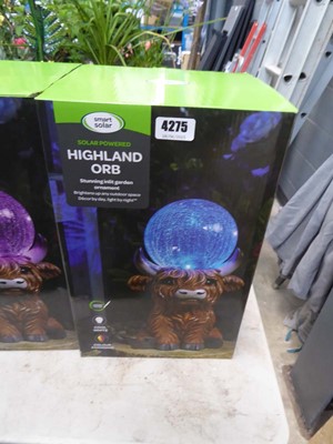 Lot 4275 - Smart Solar Highland Orb garden feature