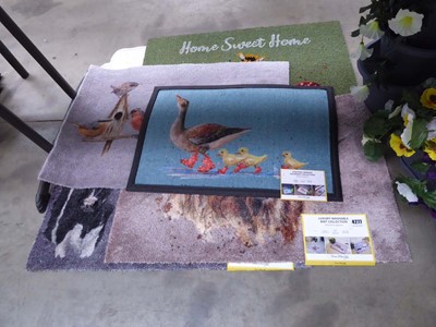 Lot 4277 - Qty of doormats to feature highland cows,...