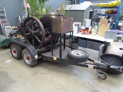 Lot 4291 - 1933 Ruston Hornsbury Stationary engine and...