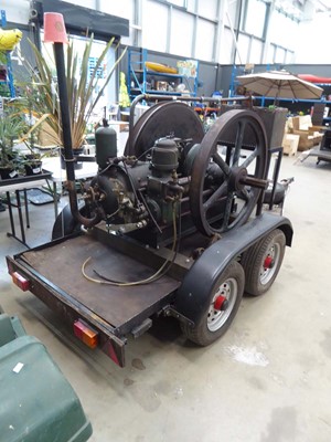 Lot 4291 - 1933 Ruston Hornsbury Stationary engine and...