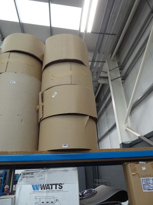 Lot 4300 - Four rolls of cardboard packaging material
