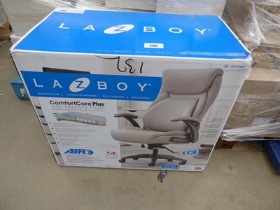 Lot 4362 - Lazy Boy comfort plus with memory foam swivel...