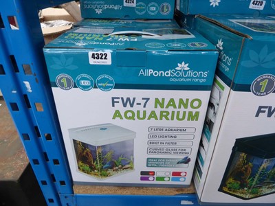 Lot 4322 - AllPondSolutions FW-7 Nano aquarium