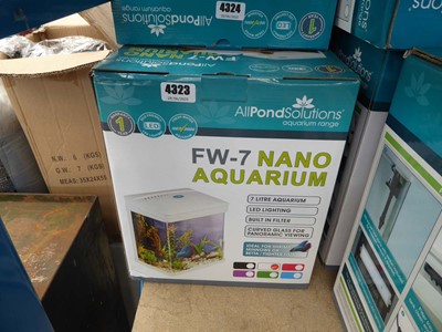 Lot 4323 - AllPondSolutions FW-7 Nano aquarium