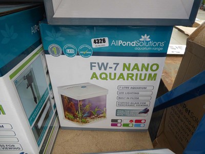 Lot 4326 - AllPondSolutions FW-7 Nano aquarium