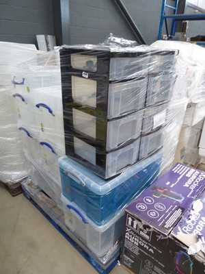 Lot 4370 - Pallet containing qty of plastic storage boxes