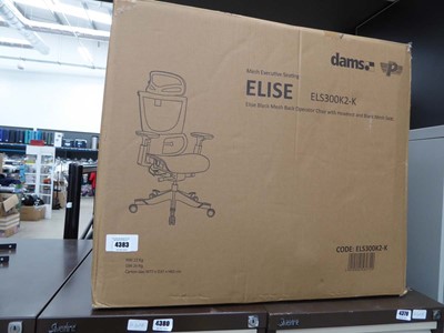 Lot 4383 - Dam's mesh executive seating swivel office chair