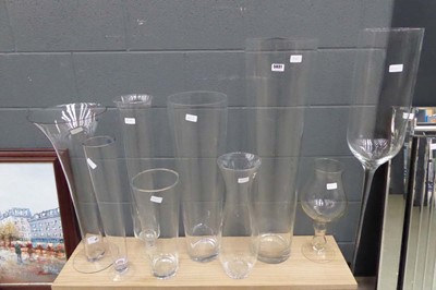 Lot 5031 - Quantity of large glass vases