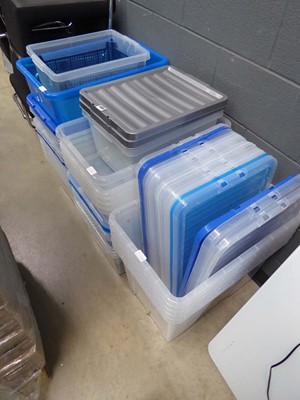 Lot 4350 - A quantity of plastic storage boxes