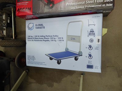 Lot 4393 - Global targets folding platform trolley