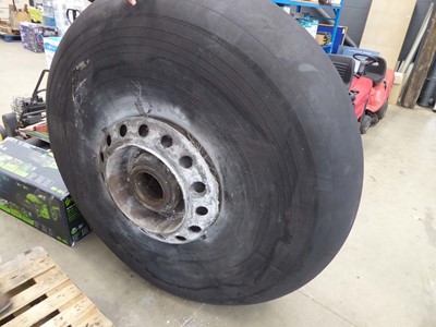 Lot 4403 - WWII Lancaster Bomber Wheel from a bomber...