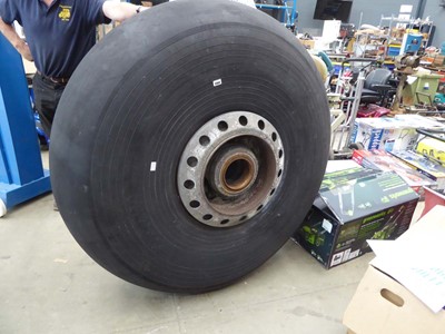 Lot 4403 - WWII Lancaster Bomber Wheel from a bomber...