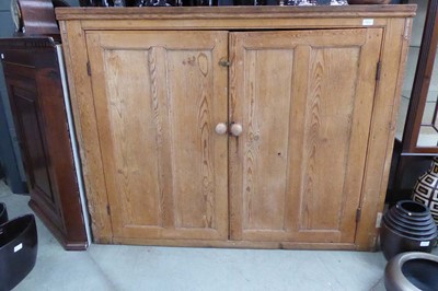 Lot 5060 - Pine double pantry cupboard