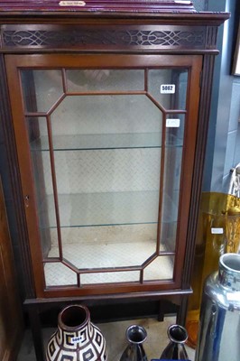 Lot 5062 - Glazed Edwardian single door china cabinet