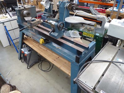 Lot 4441 - Axminster 36X6 swing wood turning lathe