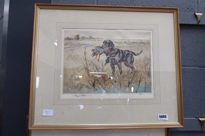 Lot 5065 - Henry Wilkinson limited ed. print of gun dog...