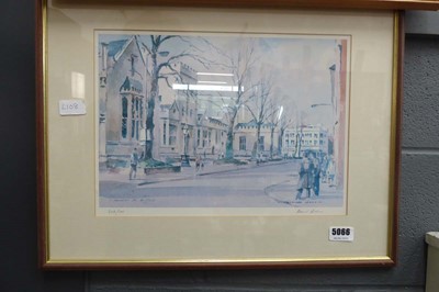 Lot 5066 - Limited ed. David Green print, Harpur Street...