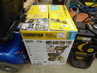 Lot 4406 - Champion 2600PSI petrol pressure washer in box