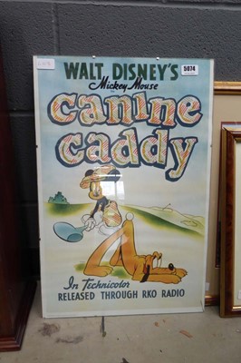 Lot 5074 - Mickey the Mouse advertising poster