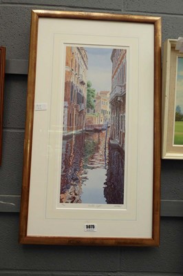 Lot 5075 - Limited ed. print entitled Venetian Light