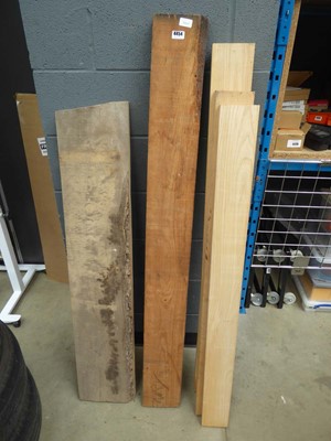 Lot 4454 - Qty of assorted planed/waney edge timber