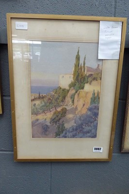 Lot 5082 - Watercolour of Rabat Morocco