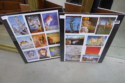 Lot 5096 - 2 Salvador Dali postcard pictures