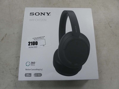 Lot 2100 - Boxed pair of Sony WHCH720N noise cancelling...