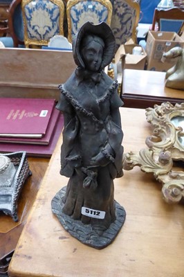 Lot 5112 - Resin figure of an old lady